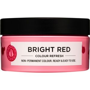 Maria Nila Colour Refresh Bright Red jemná vyživující maska bez permanentních barevných pigmentů výdrž 4 – 10 umytí 0.66 100 ml