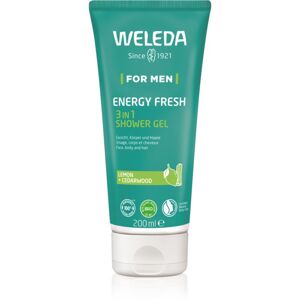 Weleda Energy Fresh 3in1 čisticí gel 3 v 1 na vlasy i tělo pro muže 200 ml