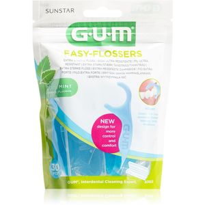 G.U.M Easy Floessers expandující velmi jemná dentální nit s fluoridem a mentolem 30 ks