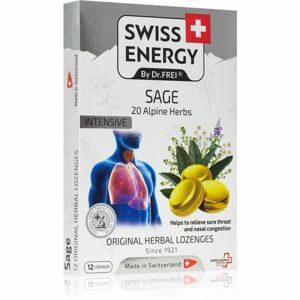 Swiss Energy 20 alpských bylin se šalvějí doplněk stravy 12 ks