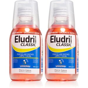 Elgydium Eludril Classic ústní voda 2x200 ml