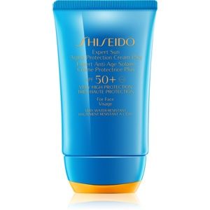 Shiseido Sun Care Expert Sun Aging Protection Cream WetForce opalovací krém na obličej SPF 50+ 50 ml