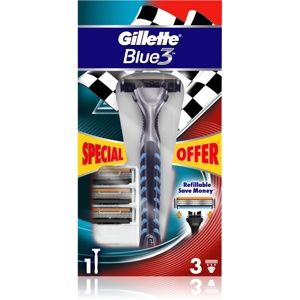 Gillette Blue 3 holicí strojek + náhradní břity 3 ks