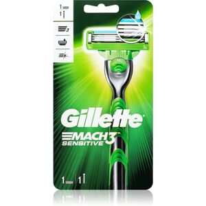 Gillette Mach3 Sensitive holicí strojek + náhradní břity 1 ks 1 ks