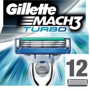 Gillette Mach 3 Turbo náhradní břity 12 ks
