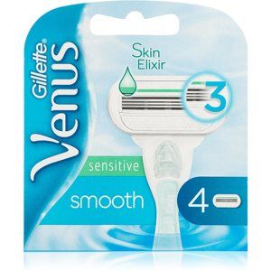 Gillette Venus Smooth Sensitive náhradní břity 4 ks