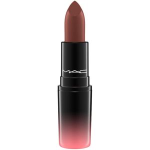MAC Cosmetics Love me Lipstick saténová rtěnka odstín Coffee & Cigs 3 g