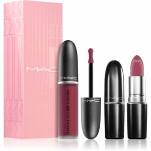 MAC Cosmetics Powder Kiss Lip Kit: Like a Mother sada pro ženy