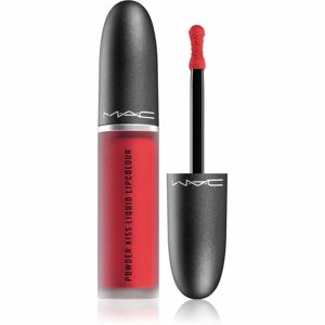 MAC Cosmetics Powder Kiss Liquid Lipcolour matná tekutá rtěnka odstín Ruby Boo 5 ml