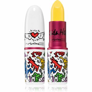 MAC Cosmetics Lipstick Viva Glam X Keith Haring dlouhotrvající rtěnka odstín St. Marks Yellow 3 g