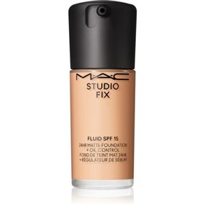 MAC Cosmetics Studio Fix Fluid SPF 15 24HR Matte Foundation + Oil Control matující make-up SPF 15 odstín C4 30 ml
