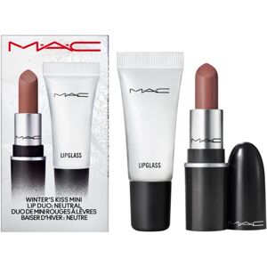 MAC Cosmetics Holiday Winter's Kiss Mini Lip Duo dárková sada Neutral odstín