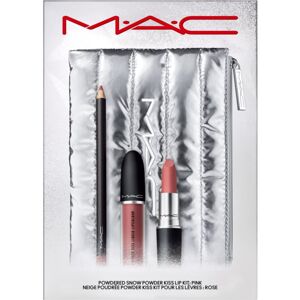 MAC Cosmetics Holiday Powdered Snow Kiss Lip Kit dárková sada Pink odstín