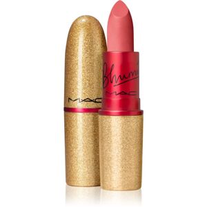 MAC Cosmetics Viva Glam Bhumi Powder Kiss Lipstick klasická matná rtěnka odstín Mauve 3 g