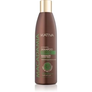 KATIVA Macadamia hydratační šampon pro lesk a hebkost vlasů