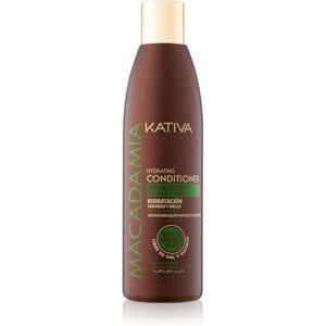 Kativa Macadamia hydratační kondicionér pro lesk a hebkost vlasů 250 ml
