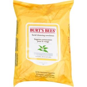 Burt’s Bees White Tea vlhčené čisticí ubrousky 30 ks
