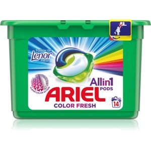 Ariel Color Touch Of Lenor kapsle na praní 14 ks