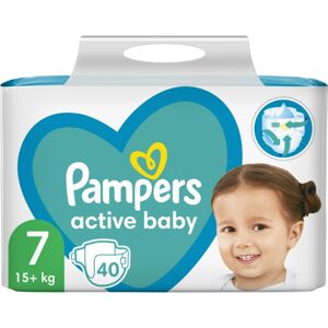 Pampers Active Baby Size 7 jednorázové pleny 15+ kg 40 ks