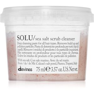 Davines Essential Haircare SOLU Sea Salt Scrub Cleanser čisticí peeling pro všechny typy vlasů 75 ml