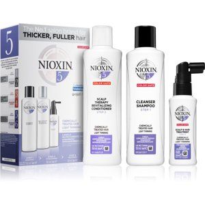 Nioxin System 5 kosmetická sada (pro mírné řídnutí normálních až silných, přírodních i chemicky ošetřených vlasů)