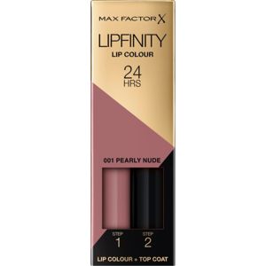 Max Factor Lipfinity Lip Colour dlouhotrvající rtěnka s balzámem odstín 001 Pearly Nude 4,2 g