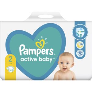 Pampers Active Baby Size 2 jednorázové pleny 4-8 kg 96 ks