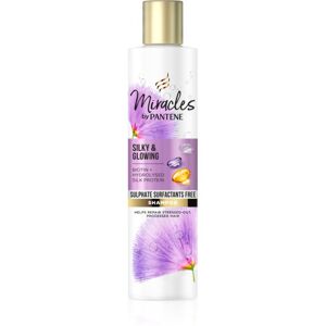 Pantene Pro-V Miracles Silky & Glowing regenerační šampon pro slabé a poškozené vlasy Sulfate free 225 ml