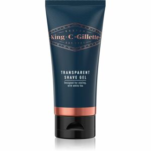 King C. Gillette Transparent Shave Gel White Tea gel na holení 150 ml