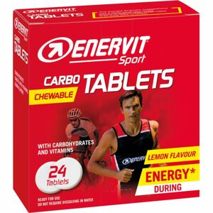 ENERVIT Carbo Tablets podpora sportovního výkonu příchuť lemon 24 ks