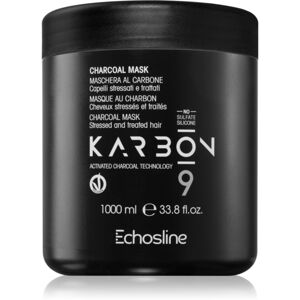 Echosline CHARCOAL Mask maska na vlasy s aktivním uhlím 1000 ml
