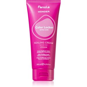 Fanola Wonder Color Locker Extra Care Sealing Cream vyhlazující krém na vlasy pro barvené vlasy 200 ml