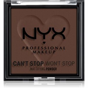 NYX Professional Makeup Can't Stop Won't Stop Mattifying Powder matující pudr odstín 10 Rich 6 g
