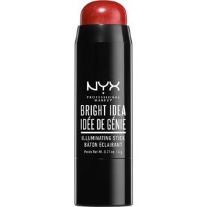 NYX Professional Makeup Bright Idea rozjasňovač v tyčince odstín 03 Brick Red Blaze 6 g