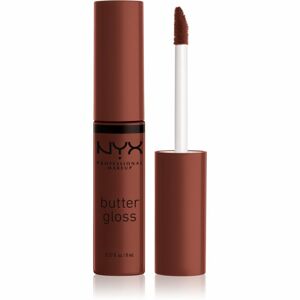 NYX Professional Makeup Butter Gloss lesk na rty odstín 51 Brownie Drip 8 ml