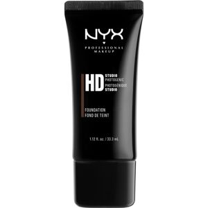 NYX Professional Makeup HD Studio tekutý make-up odstín 114 Deep Espresso 33.3 ml