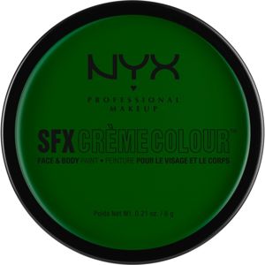 NYX Professional Makeup SFX Creme Colour™ make-up na obličej a tělo odstín 04 Green 6 g