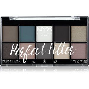 NYX Professional Makeup Perfect Filter Shadow Palette paleta očních stínů
