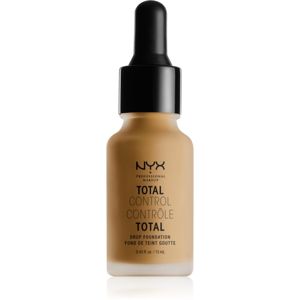 NYX Professional Makeup Total Control Drop Foundation make-up odstín 15 Caramel 13 ml