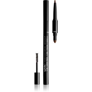 NYX Professional Makeup 3-In-1 Brow Pencil víceúčelový produkt na obočí odstín 03 Soft Brown