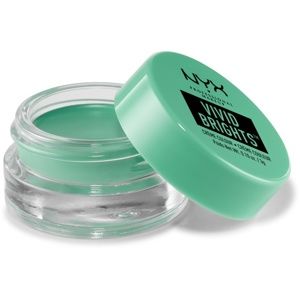 NYX Professional Makeup Vivid Brights krémové oční stíny a linky odstín 02 Aqua Sapphire 3 g