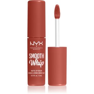 NYX Professional Makeup Smooth Whip Matte Lip Cream sametová rtěnka s vyhlazujícím efektem odstín 07 Pushin' Cushion 4 ml