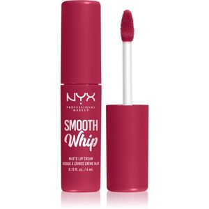 NYX Professional Makeup Smooth Whip Matte Lip Cream sametová rtěnka s vyhlazujícím efektem odstín 08 Fuzzy Slippers 4 ml