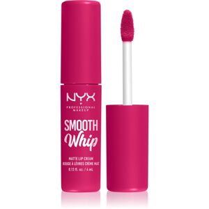 NYX Professional Makeup Smooth Whip Matte Lip Cream sametová rtěnka s vyhlazujícím efektem odstín 09 Bday Frosting 4 ml