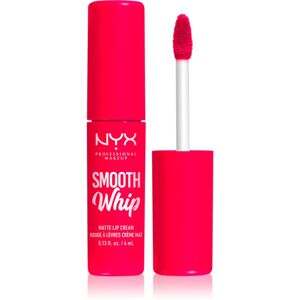 NYX Professional Makeup Smooth Whip Matte Lip Cream sametová rtěnka s vyhlazujícím efektem odstín 10 Pillow Fight 4 ml