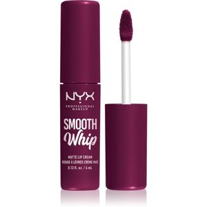 NYX Professional Makeup Smooth Whip Matte Lip Cream sametová rtěnka s vyhlazujícím efektem odstín 11 Berry Bed Sheers 4 ml