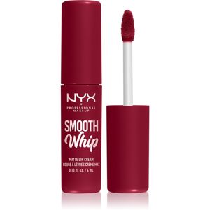NYX Professional Makeup Smooth Whip Matte Lip Cream sametová rtěnka s vyhlazujícím efektem odstín 15 Chocolate Mousse 4 ml