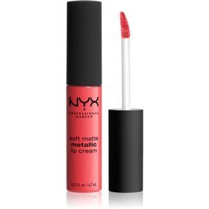 NYX Professional Makeup Soft Matte tekutá rtěnka s metalicky matným fi
