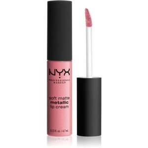 NYX Professional Makeup Soft Matte Metallic Lip Cream tekutá rtěnka s metalicky matným finišem odstín 10 Milan 6.7 ml