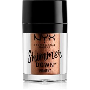 NYX Professional Makeup Shimmer Down Pigment sypké oční stíny s vysokou pigmentací odstín Almond 1,5 g